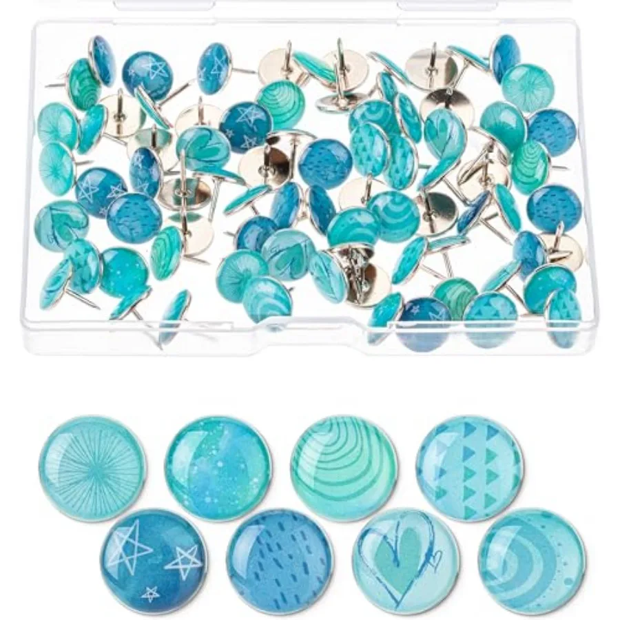 Decorative Push Pins, 80 pcs, 8 Unique Designs,,Cute Push Pins for Bulletin Board, Cute Thumb Tacks for Cork Board, Office Orga
Decorative Push Pins, 80 pcs, 8 Unique Designs,,Cute Push Pins for Bulletin Board, Cute Thumb Tacks for Cork Board, Office Orga