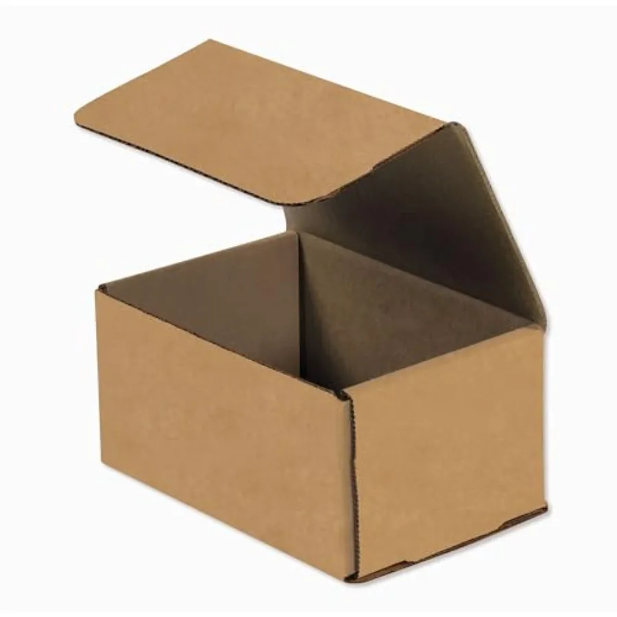 Aviditi Shipping Boxes Small 6"L x 4"W x 3"H, 50-Pack Corrugated Cardboard Box for Packing, Moving and Storage
Aviditi Shipping Boxes Small 6"L x 4"W x 3"H, 50-Pack Corrugated Cardboard Box for Packing, Moving and Storage