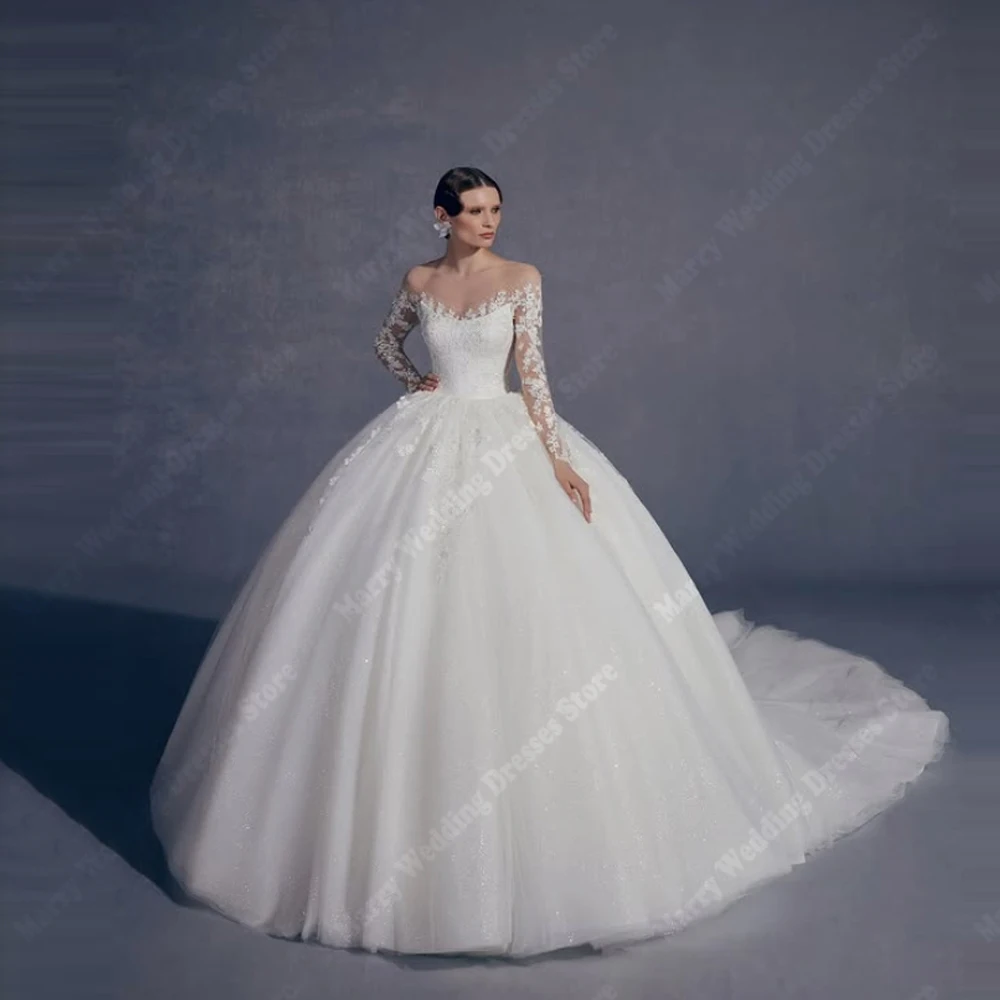 Off Shoulder A-Line Women's Wedding Dresses Sweetheart Collar Tulle Bridal Gowns Sleeveless Mopping Length Vestidos Novias Boda
Off Shoulder A-Line Women's Wedding Dresses Sweetheart Collar Tulle Bridal Gowns Sleeveless Mopping Length Vestidos Novias Boda