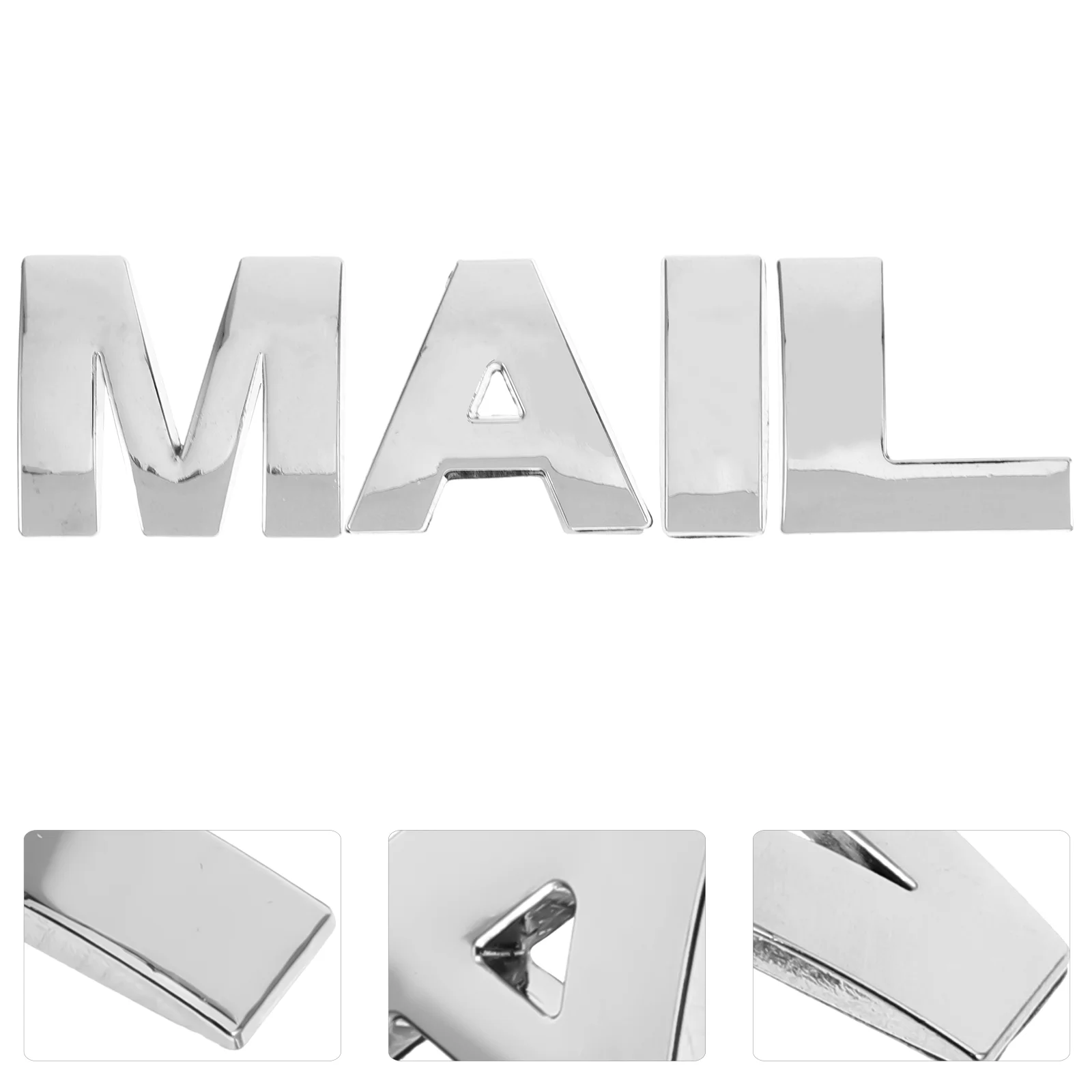 4 Pcs Mailbox Logo Metal Letters for Alphabet Decals outside Adhesive Stickers Applique
4 Pcs Mailbox Logo Metal Letters for Alphabet Decals outside Adhesive Stickers Applique
