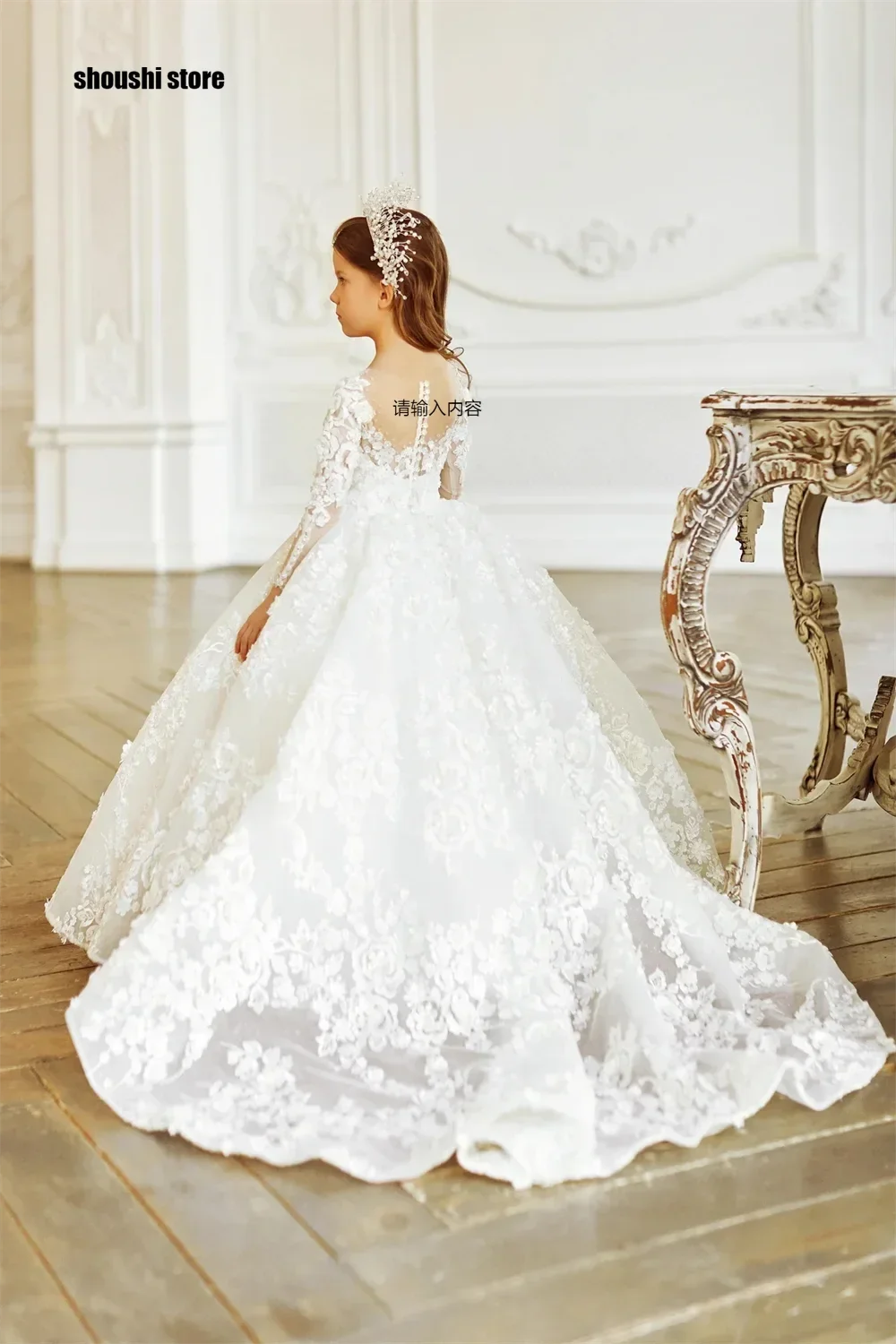 Long Sleeve for Wedding Prom Party Girls Pageant Gowns Lace Floral Appliques Kids Birthday Dress Luxury Flower Girl Dresses
Long Sleeve for Wedding Prom Party Girls Pageant Gowns Lace Floral Appliques Kids Birthday Dress Luxury Flower Girl Dresses