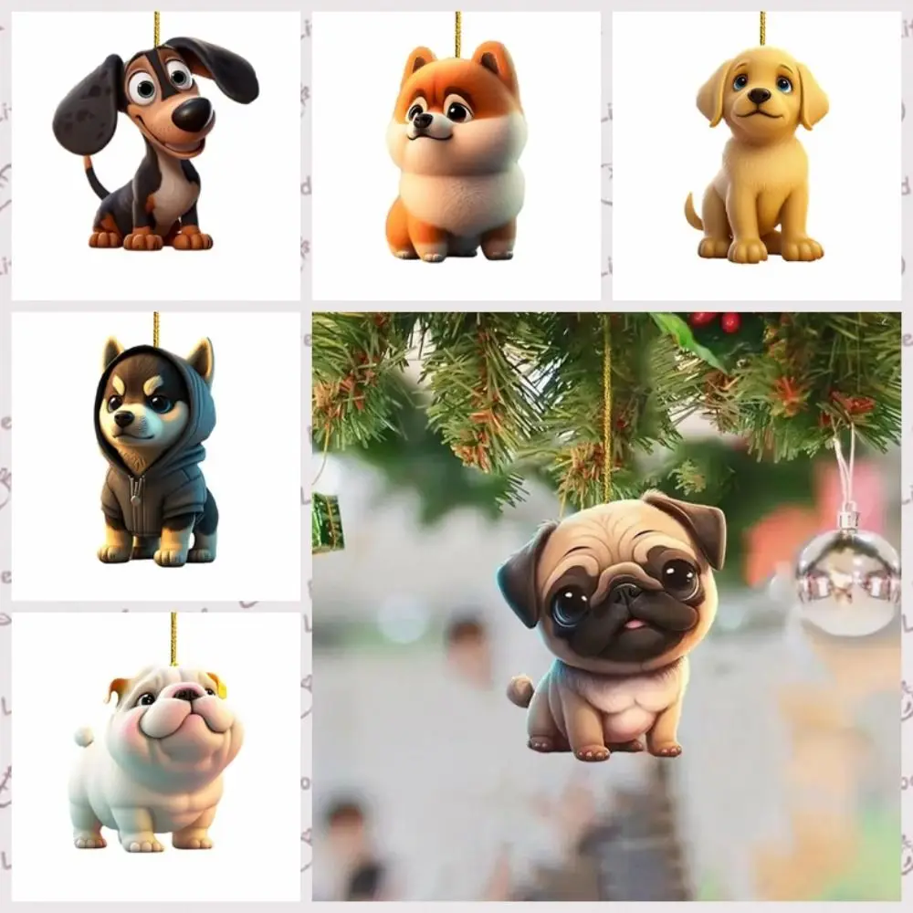 2D Dog Christmas Tree Hanging Pendants Decorative Acrylic Dog Christmas Tree Charms Cartoon Hanging Cartoon Dog Car Pendant Car
2D Dog Christmas Tree Hanging Pendants Decorative Acrylic Dog Christmas Tree Charms Cartoon Hanging Cartoon Dog Car Pendant Car