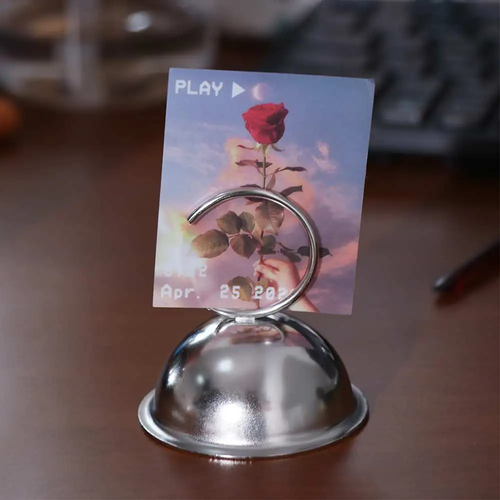 3pcs Silver Stainless Steel Card Holder Stable Base Multifunction Metal Memo Clips Minimalism Design Table Card Stand
3pcs Silver Stainless Steel Card Holder Stable Base Multifunction Metal Memo Clips Minimalism Design Table Card Stand