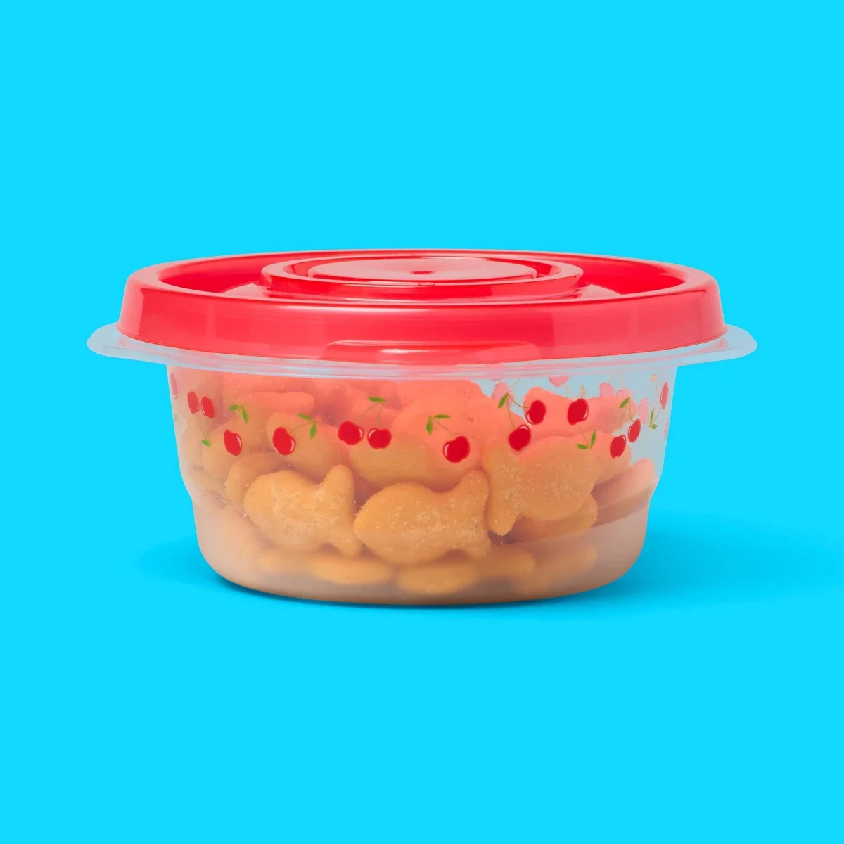 Round Food Storage Containers - Cherries - 7.5oz/4pk
Round Food Storage Containers - Cherries - 7.5oz/4pk