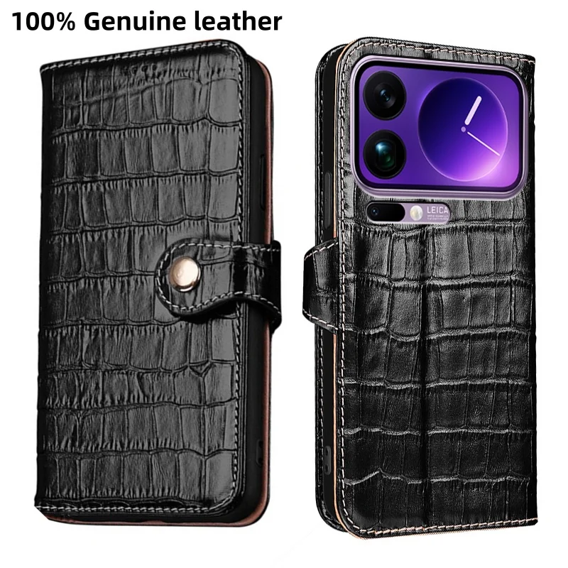 Genuine Leather Crocodile Texture card Slot Wallet Cover For Xiaomi 17 15 15T 14T 14 15S Pro Max Ultra shockproof phone Case
Genuine Leather Crocodile Texture card Slot Wallet Cover For Xiaomi 17 15 15T 14T 14 15S Pro Max Ultra shockproof phone Case