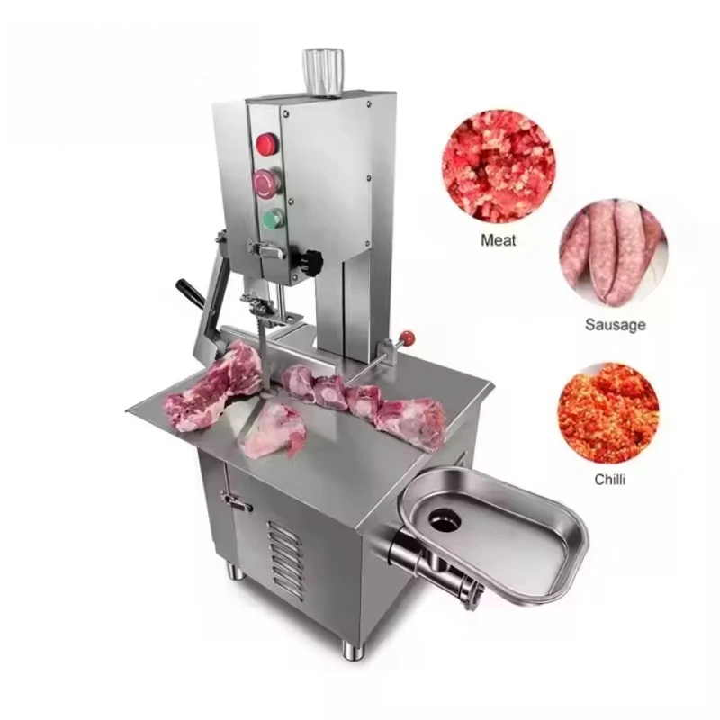 Commercial bone saw butcher, frozen meat grinder fish chicken bone saw cutting and meat grinder
Commercial bone saw butcher, frozen meat grinder fish chicken bone saw cutting and meat grinder