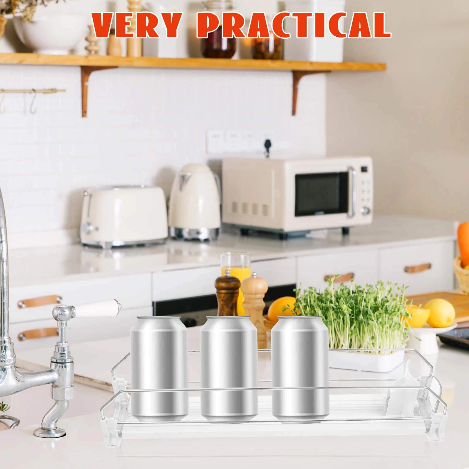 Fridge Organizer for Drinks Multifunctional Refrigerator Organizer Sliding Rail Design Large Capacity Bottle Can Storage Easy
Fridge Organizer for Drinks Multifunctional Refrigerator Organizer Sliding Rail Design Large Capacity Bottle Can Storage Easy