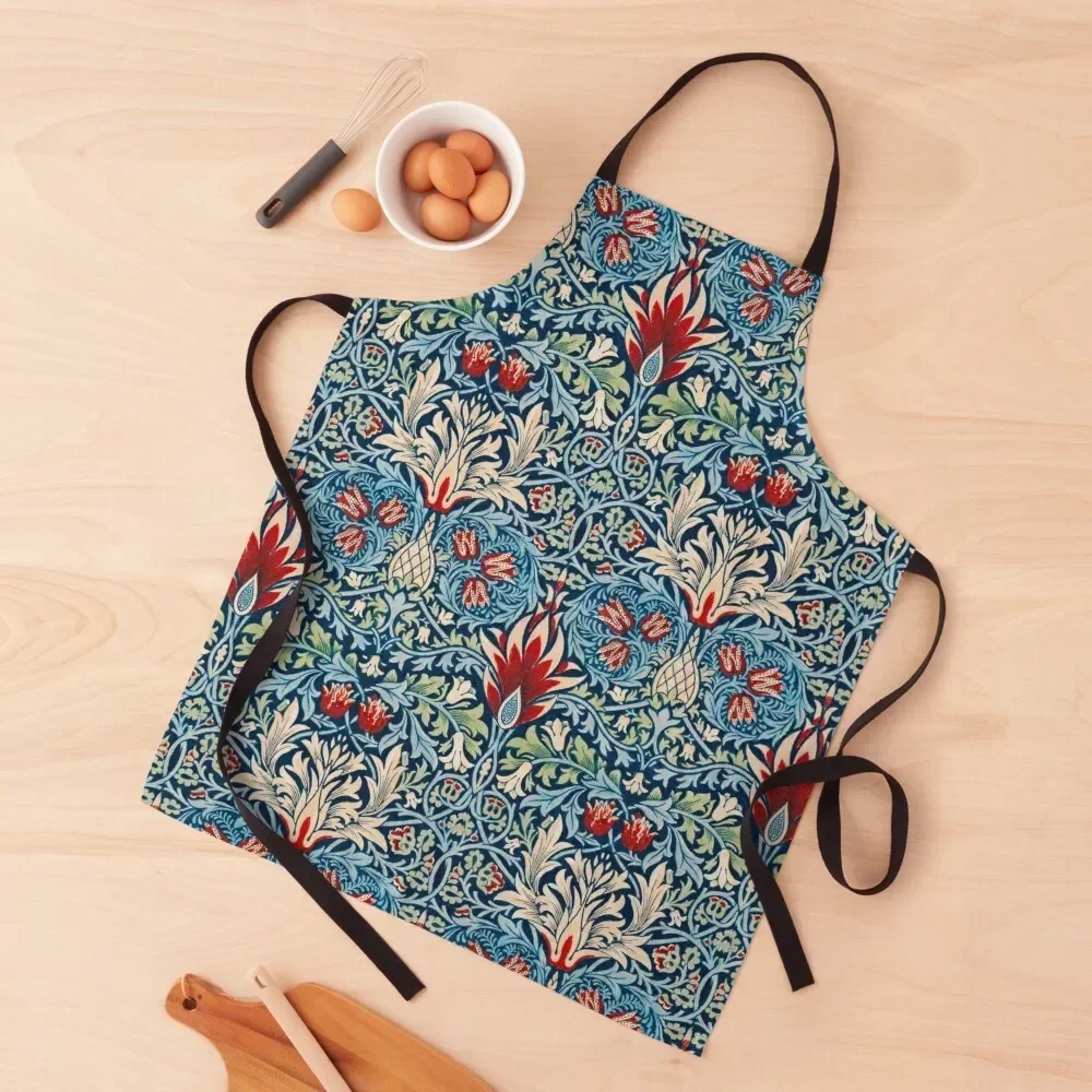 Snakeshead William Morris Pattern Apron Household Items For Women chef for man Apron
Snakeshead William Morris Pattern Apron Household Items For Women chef for man Apron