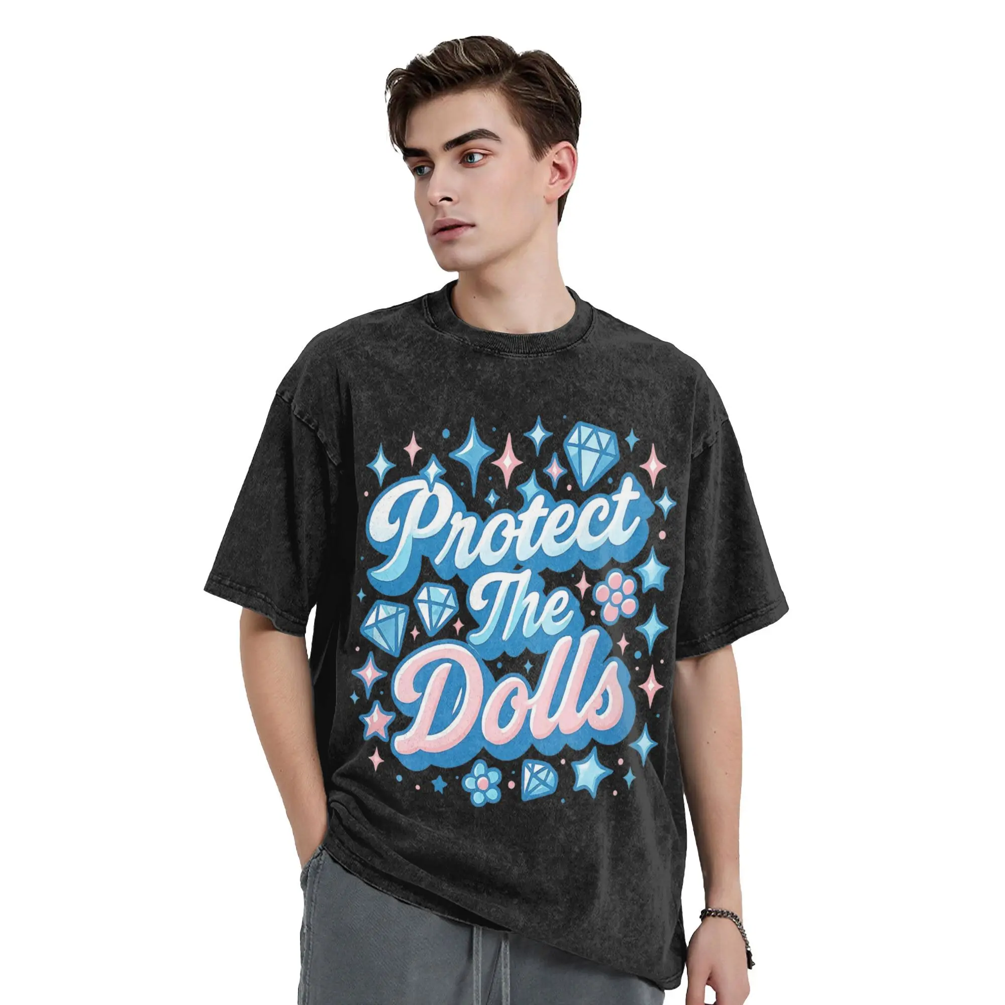 Protect The Dolls T Shirts Hip Hop Washed Short Sleeve Harajuku T-Shirts LGBTQ Men Women Tops Streetwear Printed Tops Tees
Protect The Dolls T Shirts Hip Hop Washed Short Sleeve Harajuku T-Shirts LGBTQ Men Women Tops Streetwear Printed Tops Tees