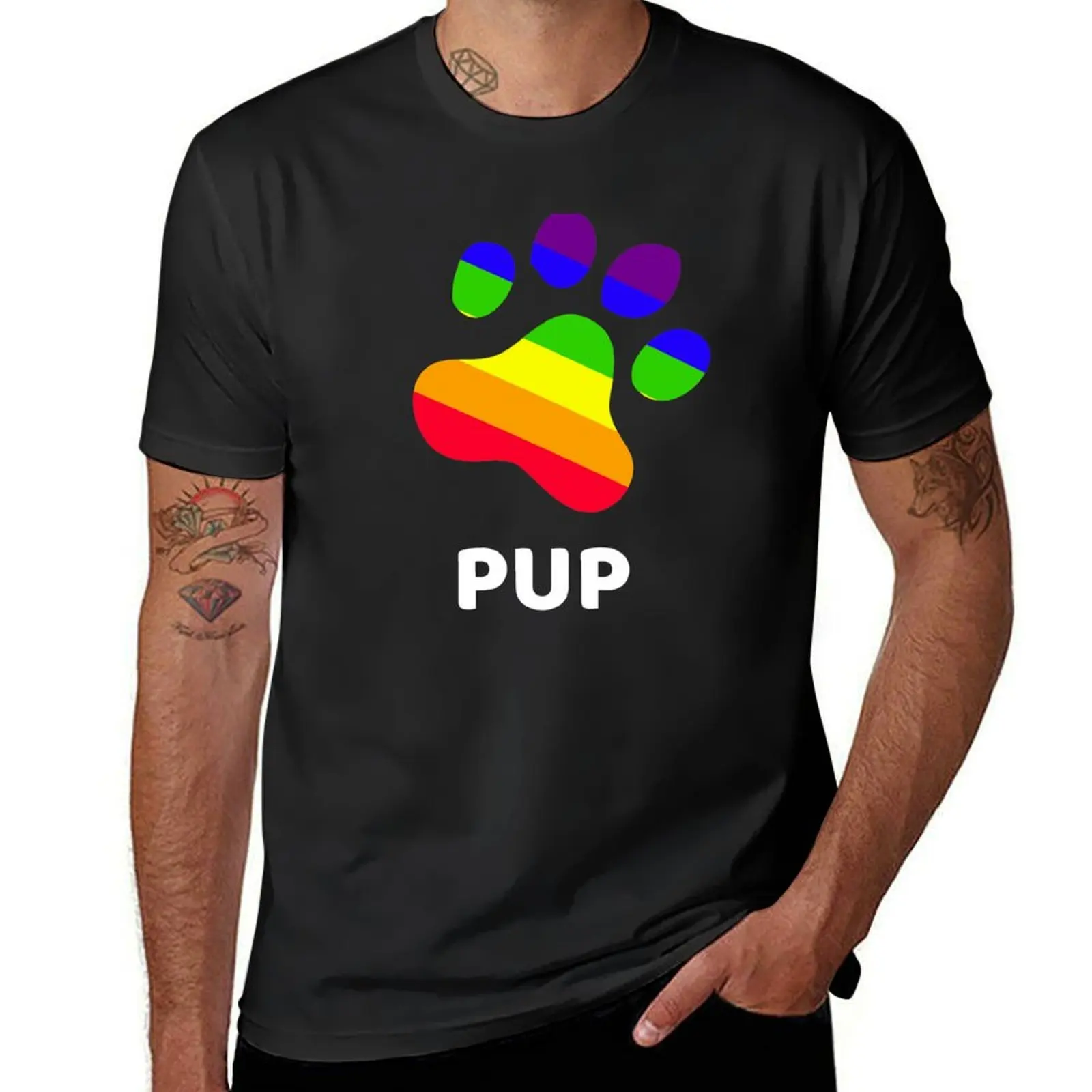 Rainbow Pup Paw T-Shirt Short sleeve tee plain blacks shirts graphic tees mens graphic t-shirts
Rainbow Pup Paw T-Shirt Short sleeve tee plain blacks shirts graphic tees mens graphic t-shirts