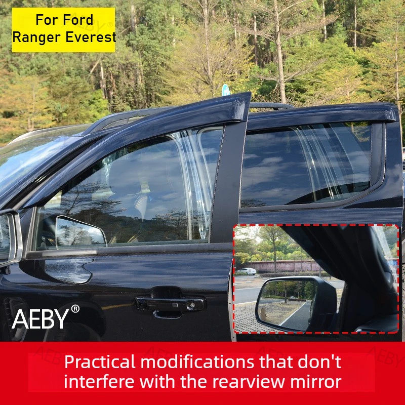 For Ford Ranger Everest 2012-2025 car window sun visor,Rain cover Wind deflector Mirror visor UV protection,Car accessories
For Ford Ranger Everest 2012-2025 car window sun visor,Rain cover Wind deflector Mirror visor UV protection,Car accessories