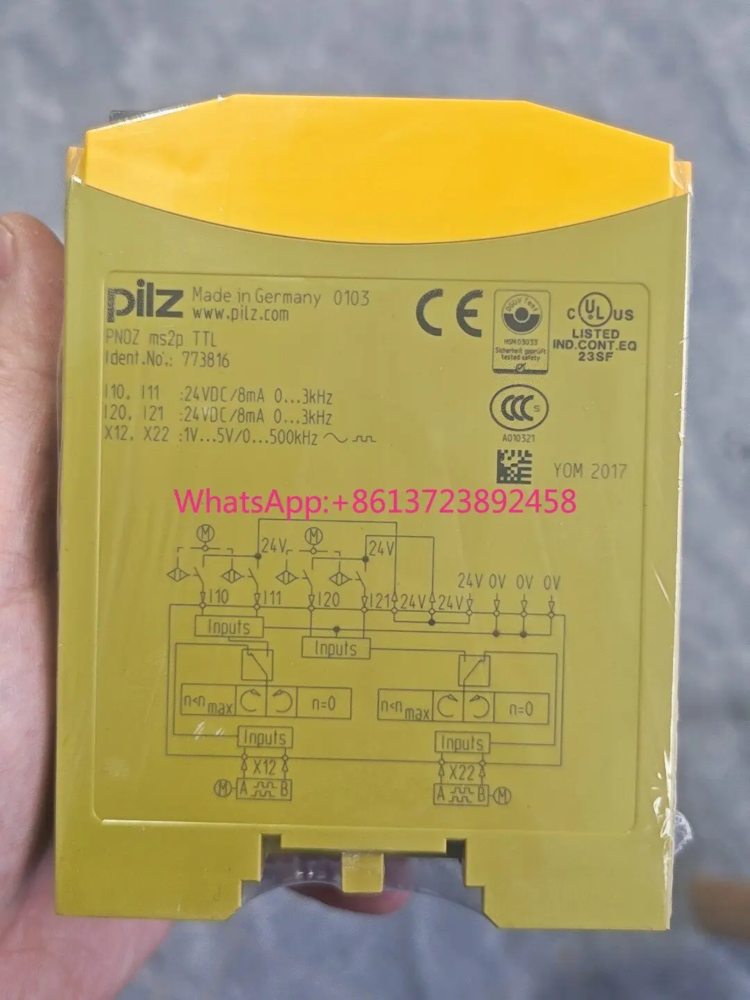 Pilz 773816 safety relay in Stock
Pilz 773816 safety relay in Stock