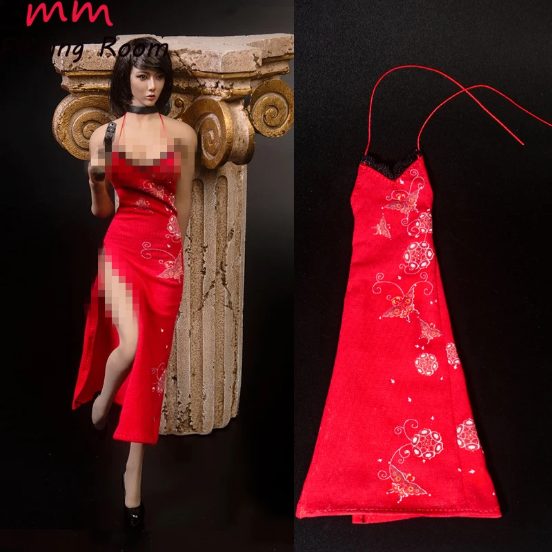 TYM102 1/6 масштаб женская одежда сексуальное платье Ада Вонг с принтом Cheongsam подходит для модели тела с большой грудью 
TYM102 1/6 масштаб женская одежда сексуальное платье Ада Вонг с принтом Cheongsam подходит для модели тела с большой грудью