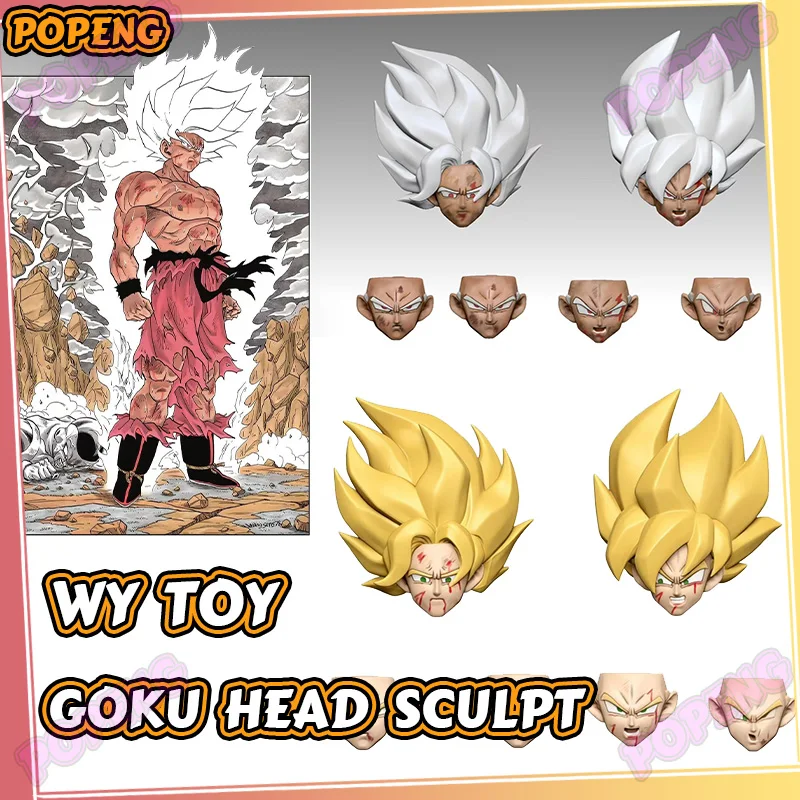 WY Toy Dragon Ball Ssj Super Saiyan Weekly Goku Head Accessories Ultra Instinct Head Sculpt Action Figure Collectible Model Gift
WY Toy Dragon Ball Ssj Super Saiyan Weekly Goku Head Accessories Ultra Instinct Head Sculpt Action Figure Collectible Model Gift