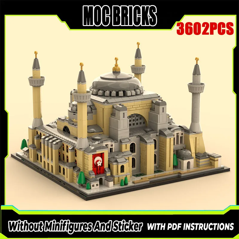 Moc Building Blocks Architecture Model Hagia Sophia Cathedral Modular Technology Building Blocks Festival Gift Toy DIY Set
Moc Building Blocks Architecture Model Hagia Sophia Cathedral Modular Technology Building Blocks Festival Gift Toy DIY Set