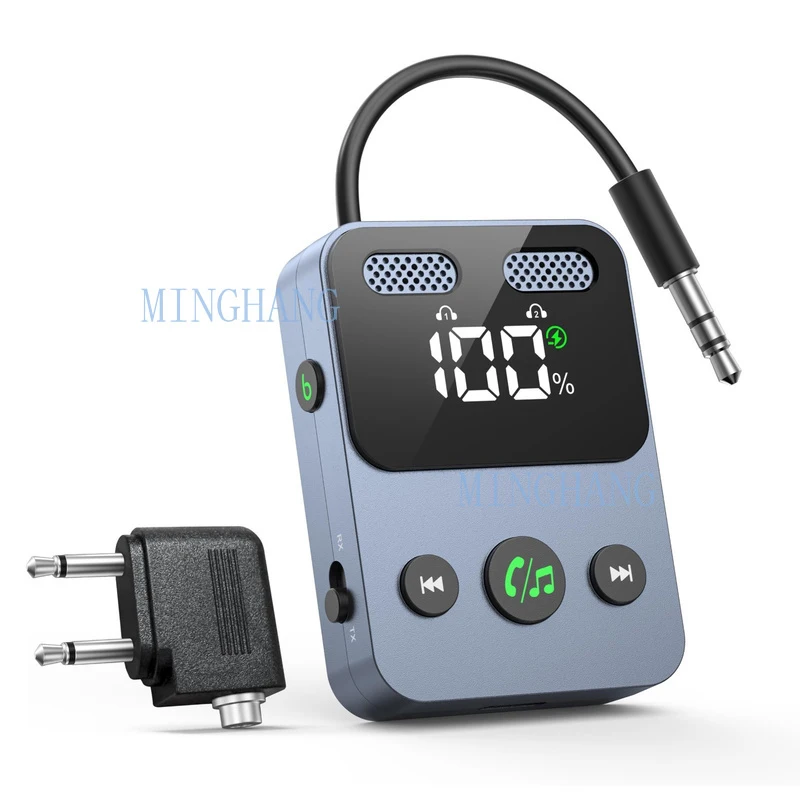 M Dual Connection Bluetooth Transmitter for Airplane,2-in 1 Bluetooth Transmitter
M Dual Connection Bluetooth Transmitter for Airplane,2-in 1 Bluetooth Transmitter