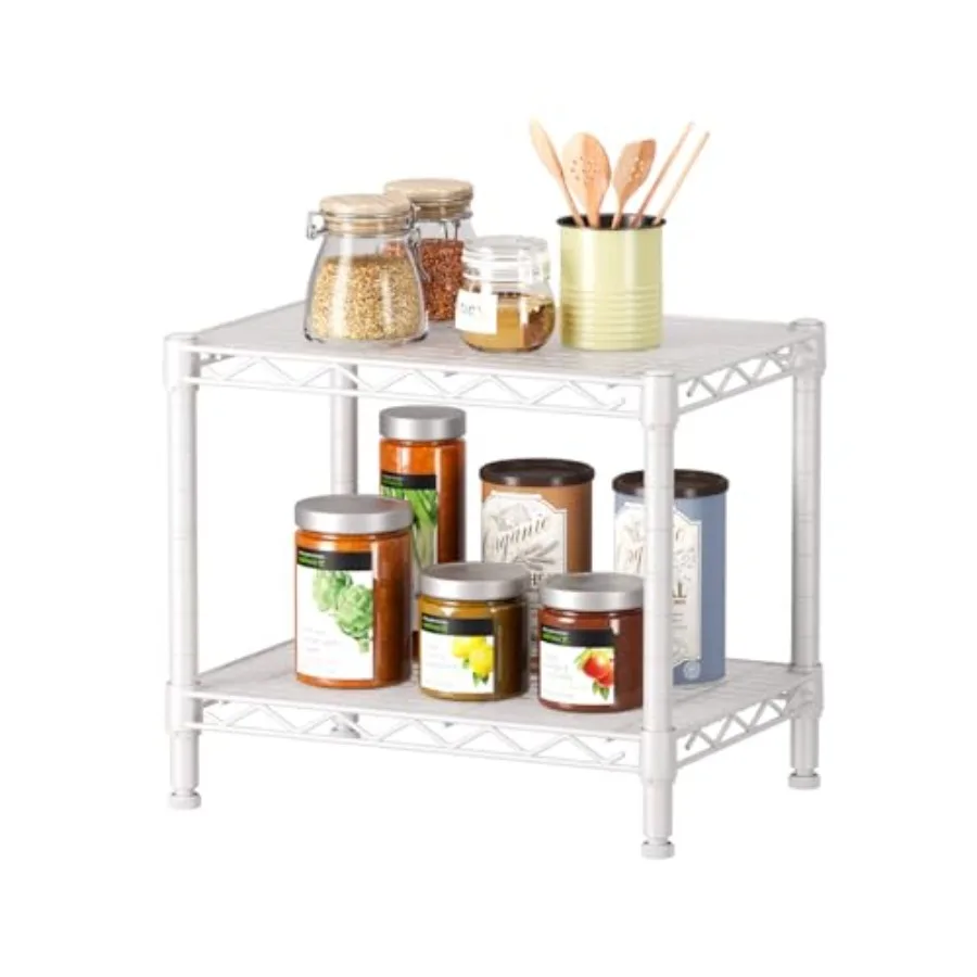 2 Small Shelves Kitchen Storage Shelf Wire Shelving Unit Metal Shelf Adjustable Organizers Storage Shelving for Office Pantry W
2 Small Shelves Kitchen Storage Shelf Wire Shelving Unit Metal Shelf Adjustable Organizers Storage Shelving for Office Pantry W