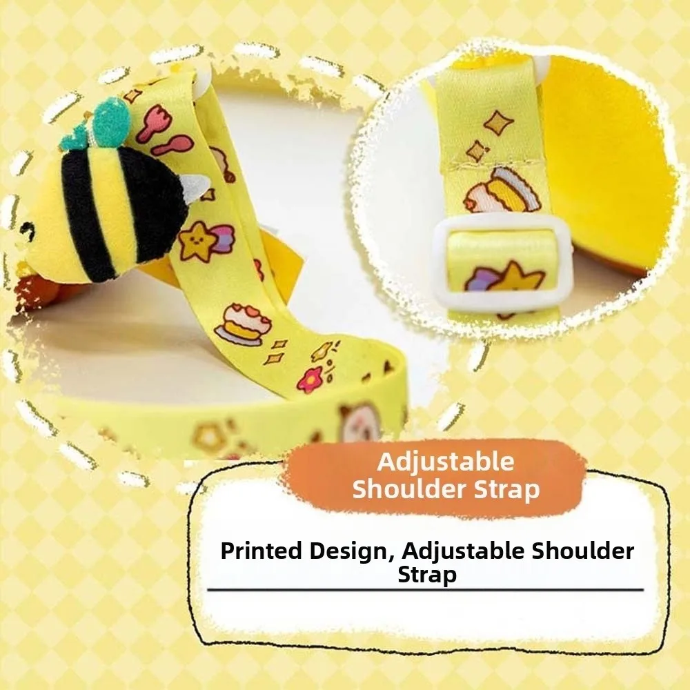 Thickened Cute Honey Jar Crossbody Bag Embroidered Honey Pot Shoulder Pouch Fluffy Cotton Adorable Yellow Cartoon Bag Gifts
Thickened Cute Honey Jar Crossbody Bag Embroidered Honey Pot Shoulder Pouch Fluffy Cotton Adorable Yellow Cartoon Bag Gifts