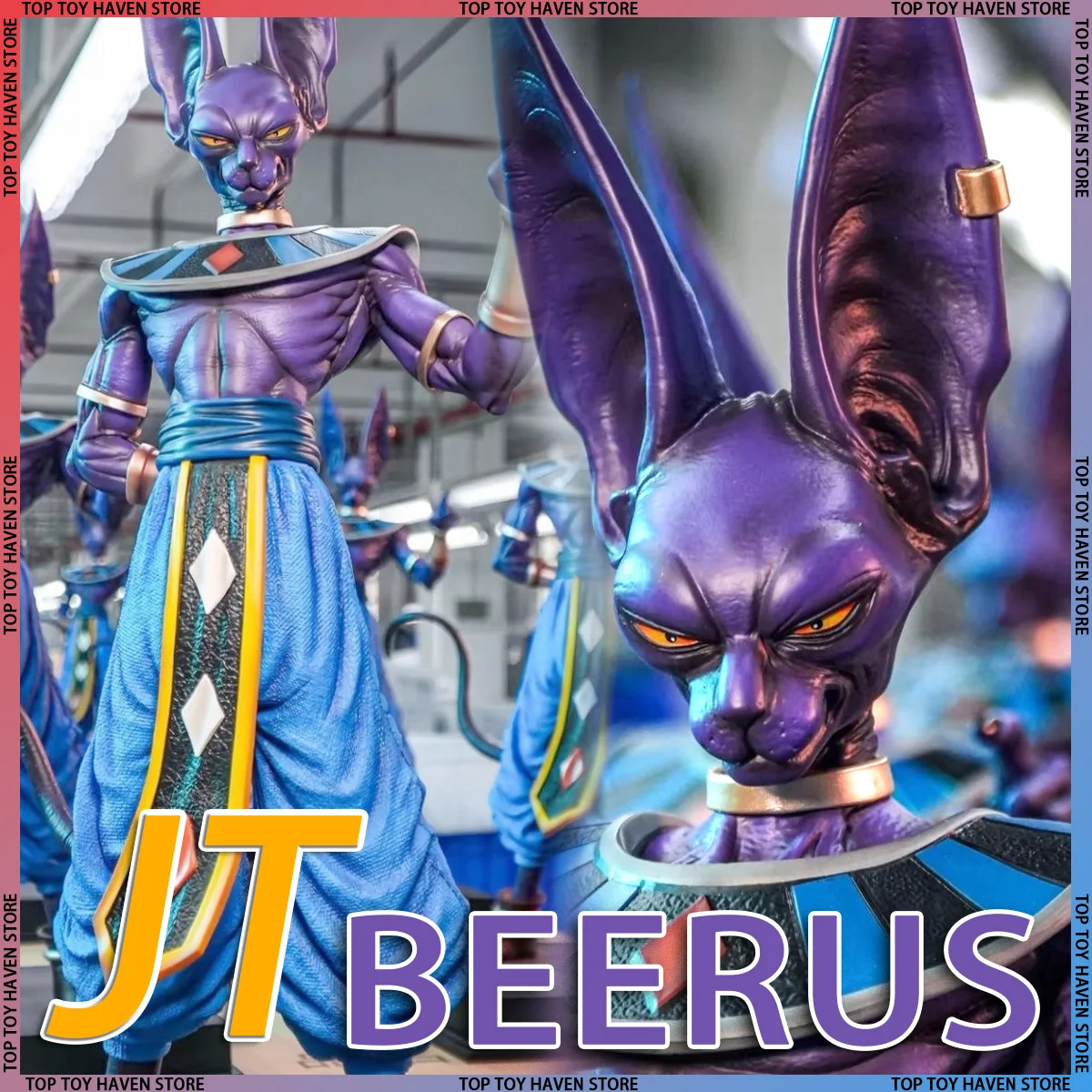 53cm JT Toys Dragon Ball Z Super Saiyan 2% Beerus Figure Ssj4 Pvc Model Action Figures Doll Collectible Decor Toys Gifts
53cm JT Toys Dragon Ball Z Super Saiyan 2% Beerus Figure Ssj4 Pvc Model Action Figures Doll Collectible Decor Toys Gifts
