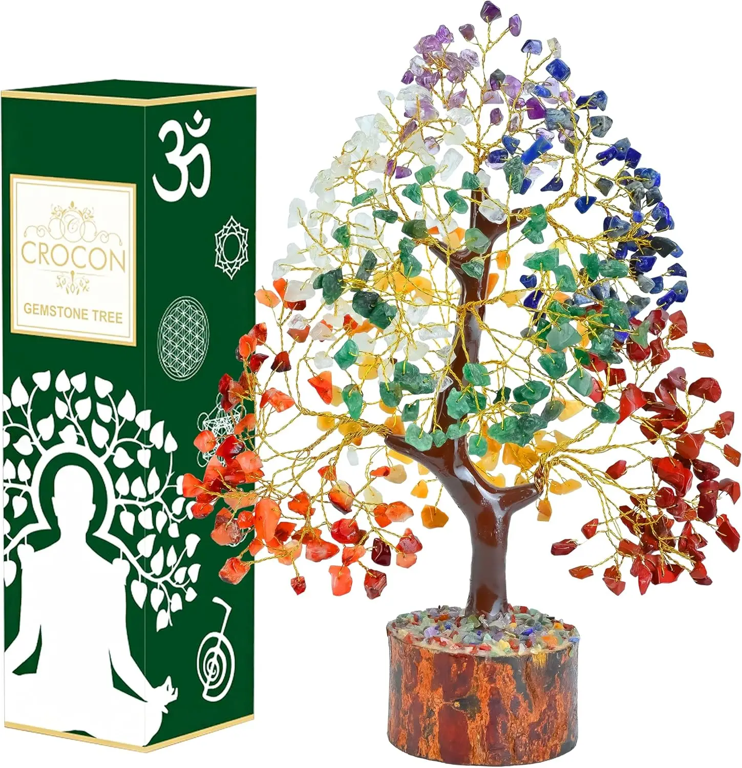 7 Chakra Crystal Tree of Life, Handcrafted Healing Stones for Energy Alignment, Beautiful Home Office Decor Gift for Women Men
7 Chakra Crystal Tree of Life, Handcrafted Healing Stones for Energy Alignment, Beautiful Home Office Decor Gift for Women Men