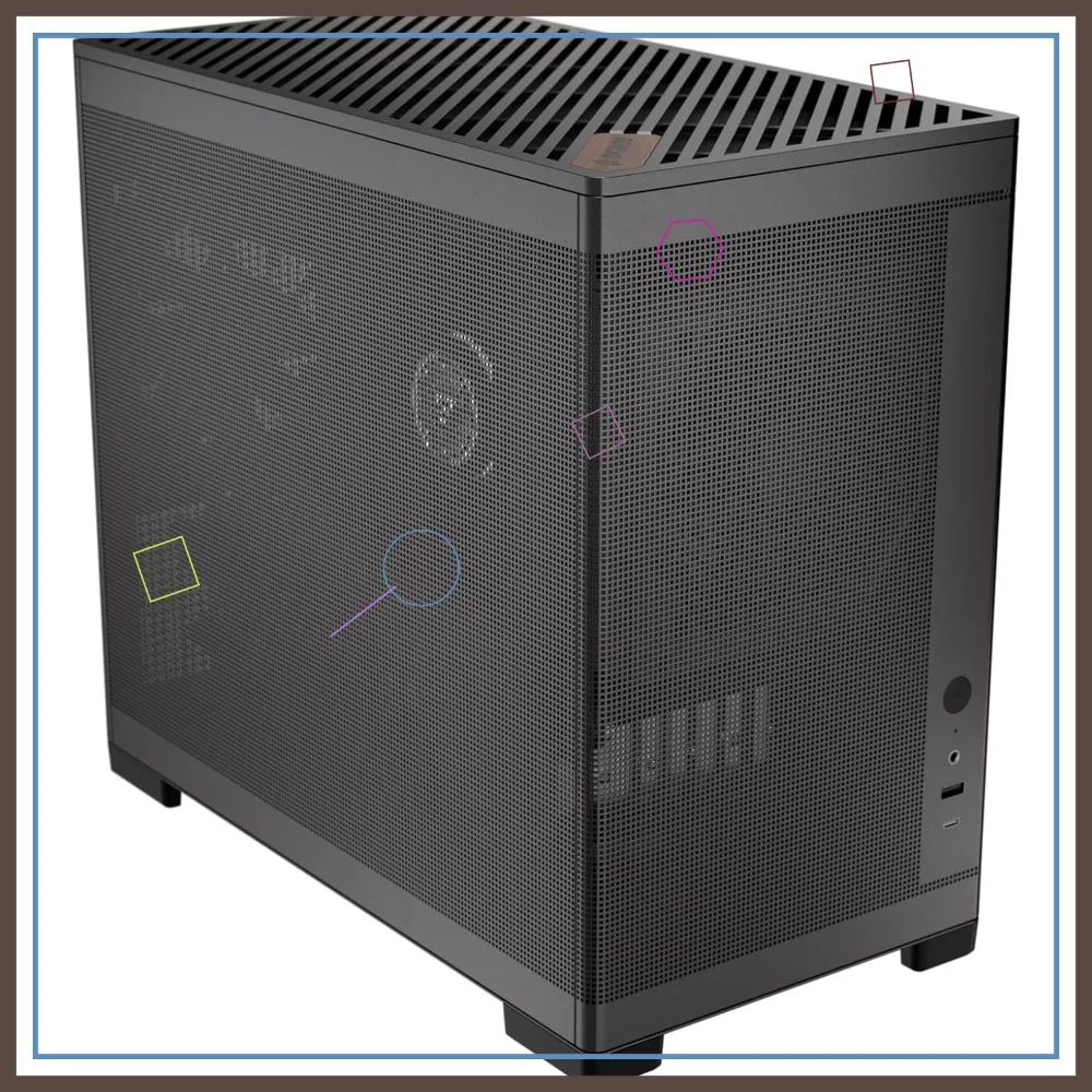 MiniArt 4 Micro ATX PC Case, 2x120mm Reverse Fans & 1x120mm Fan Included, 240mm Radiator Support, Compact MATX, Front PSU
MiniArt 4 Micro ATX PC Case, 2x120mm Reverse Fans & 1x120mm Fan Included, 240mm Radiator Support, Compact MATX, Front PSU