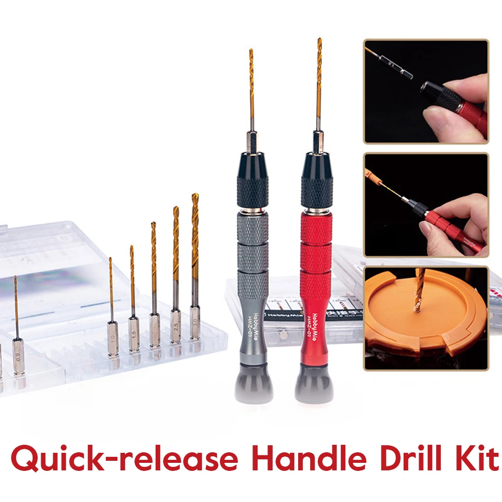 Quick-Release Handle Drill Kit Set Craft Hobby Tool Set Precision Alloy Hand Drill Set Model Tool Portable Hand Drill Kit
Quick-Release Handle Drill Kit Set Craft Hobby Tool Set Precision Alloy Hand Drill Set Model Tool Portable Hand Drill Kit