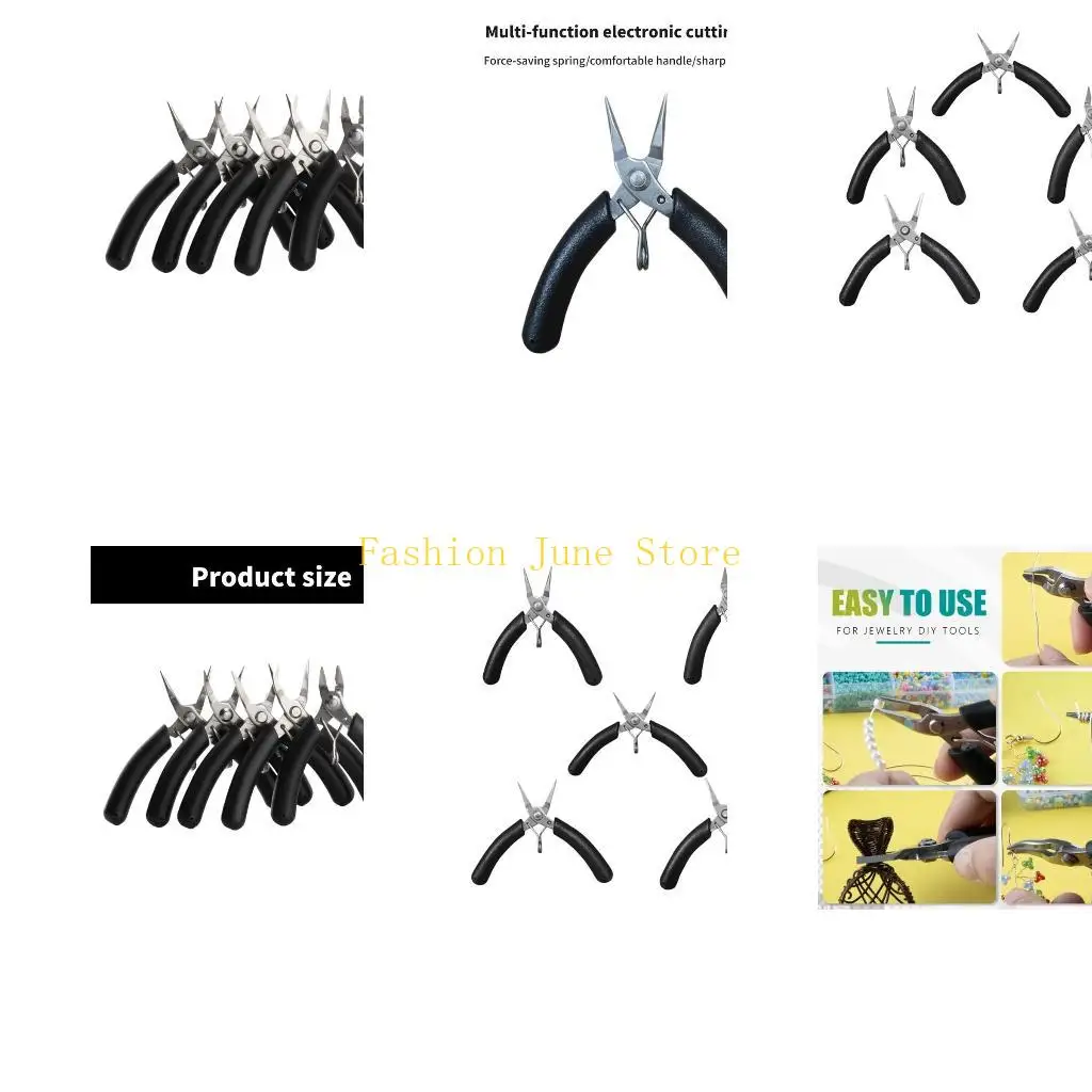 N5KA 5 Pack Multifuntional Chain Nose Pliers Crafting Tool Jewelry Making Pliers Round Nose Pliers Craft Pliers for Jewelry
N5KA 5 Pack Multifuntional Chain Nose Pliers Crafting Tool Jewelry Making Pliers Round Nose Pliers Craft Pliers for Jewelry