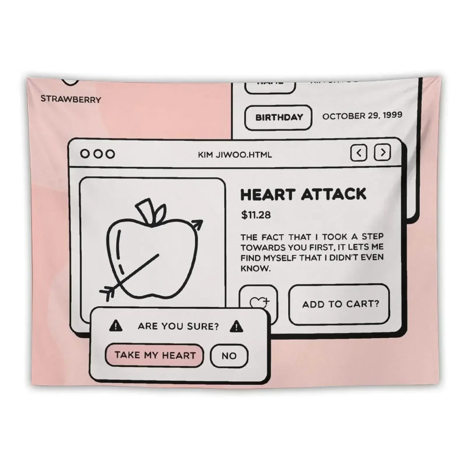 heart attack! Tapestry Home Supplies Living Room Decoration Home Decor Aesthetic Tapestry
heart attack! Tapestry Home Supplies Living Room Decoration Home Decor Aesthetic Tapestry