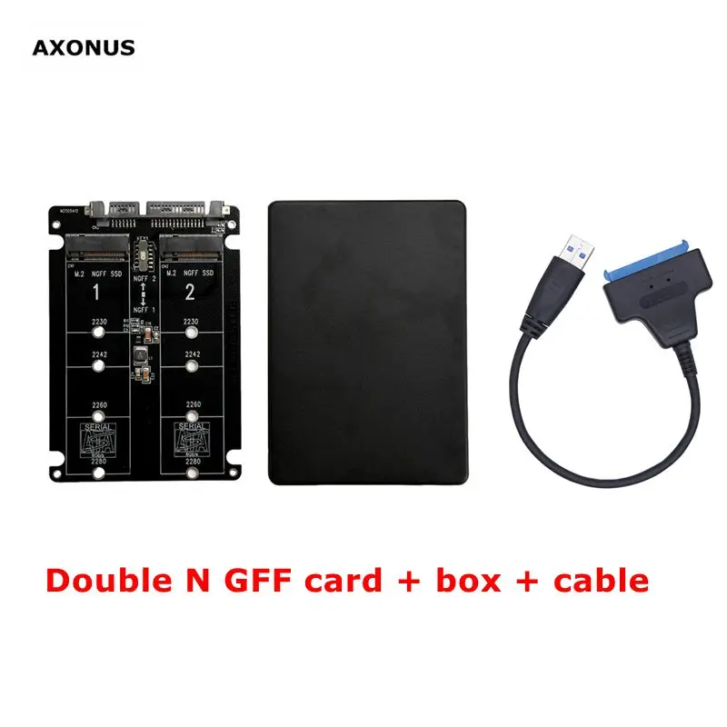 Dual Port NGFF Solid-state To SATA Serial Port Adapter Board 2 M.2 To SATA 3.0 Expansion Card To USB External Cable
Dual Port NGFF Solid-state To SATA Serial Port Adapter Board 2 M.2 To SATA 3.0 Expansion Card To USB External Cable