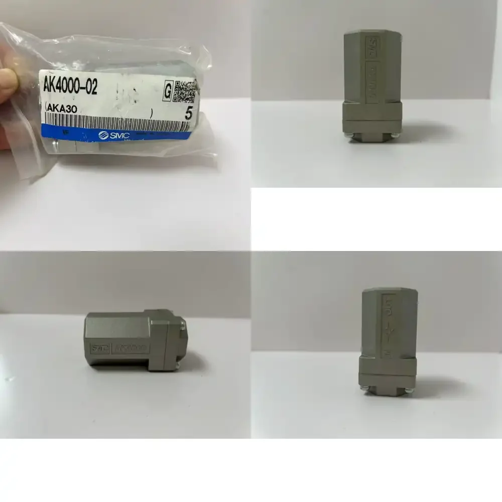 SMC Original AK Series Check Valve AK4000-02 Copper and Plastic Pneumatic Cylinder Valves for Industrial Machinery New
SMC Original AK Series Check Valve AK4000-02 Copper and Plastic Pneumatic Cylinder Valves for Industrial Machinery New
