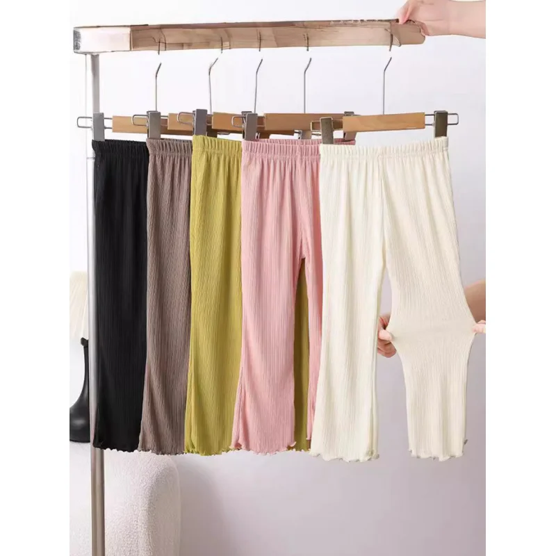 OKH-Girls' Flared Pants Summer Thin Princess Style Little Girls' Outer Wear Long Pants Baby Girls' Fashionable Casual Pants Tren
OKH-Girls' Flared Pants Summer Thin Princess Style Little Girls' Outer Wear Long Pants Baby Girls' Fashionable Casual Pants Tren