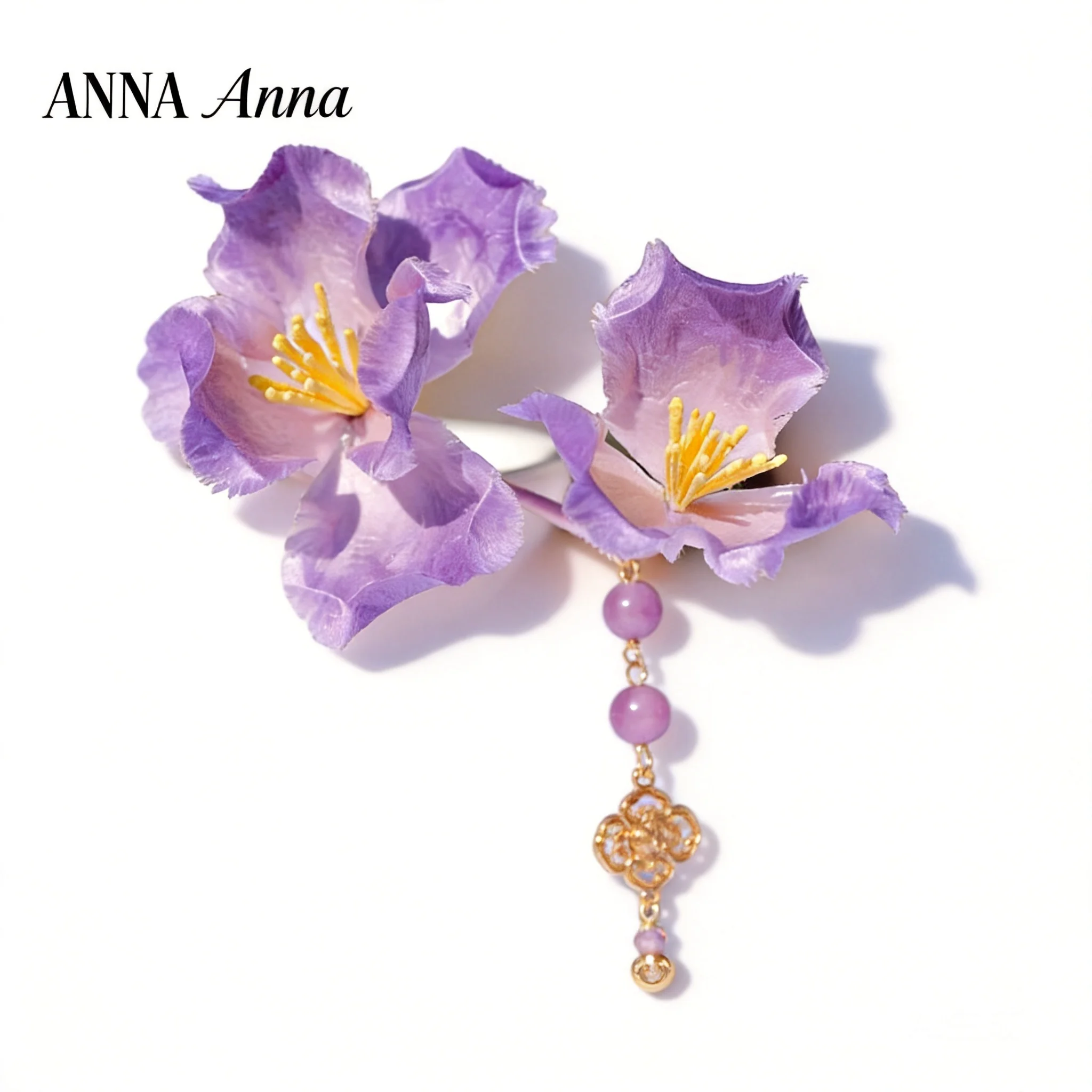 Traditional Chinese Auspicious Lucky Velvet Flower Hairpin Intangible Cultural Heritage Handmade Purple Hair Stick With Bead Tas
Traditional Chinese Auspicious Lucky Velvet Flower Hairpin Intangible Cultural Heritage Handmade Purple Hair Stick With Bead Tas