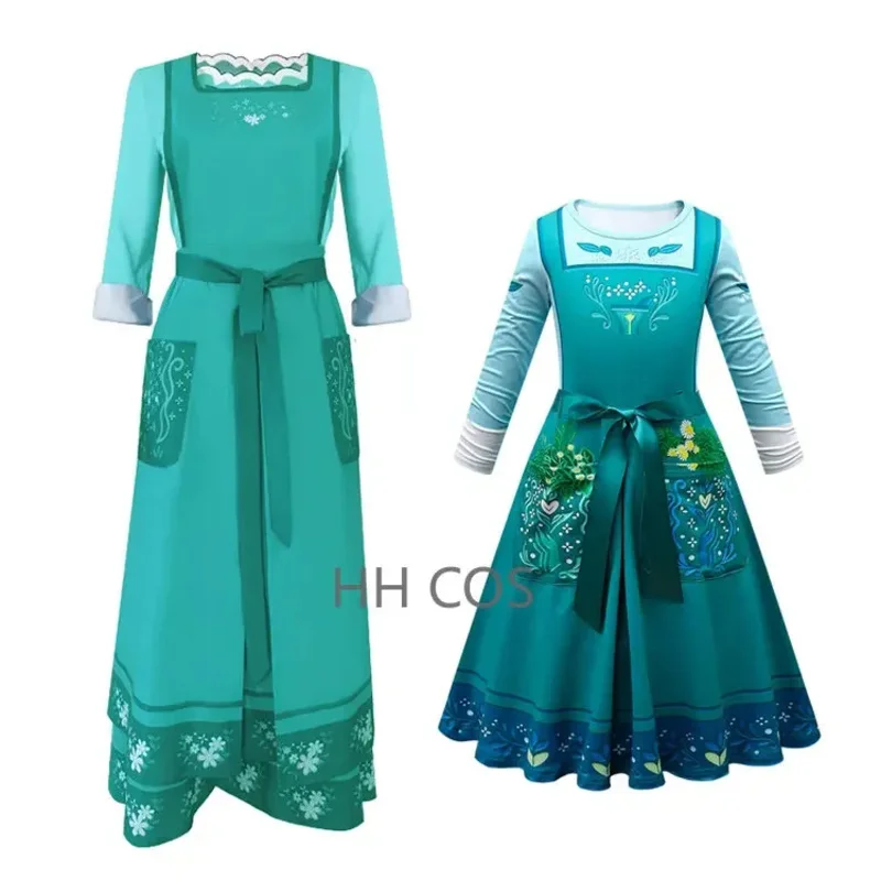 Movie Encanto Women Girl Julieta Madrigal Cosplay Costume Outfits Family Party Halloween Carnival Dress for Adult Kids
Movie Encanto Women Girl Julieta Madrigal Cosplay Costume Outfits Family Party Halloween Carnival Dress for Adult Kids