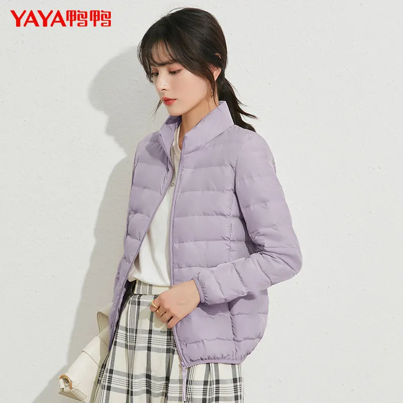 2021 YAYA Women Down Jackets Stand Collar Ultra Light Spring Autumn Inner Lined Clothes Padded Casual Easy Pack Coat
2021 YAYA Women Down Jackets Stand Collar Ultra Light Spring Autumn Inner Lined Clothes Padded Casual Easy Pack Coat