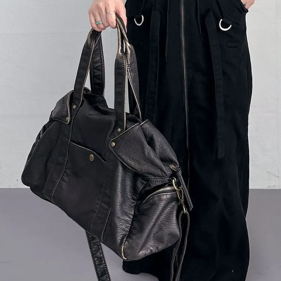 Американская мотоциклетная сумка в стиле ретро, большая женская сумка через плечо на одно плечо, сумка-тоут Spicy Y2K, модная сумка из искусственной кожи
Американская мотоциклетная сумка в стиле ретро, большая женская сумка через плечо на одно плечо, сумка-тоут Spicy Y2K, модная сумка из искусственной кожи