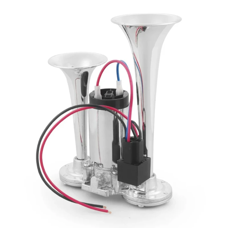 12V 600dB Super Loud Dual Horn Speakers Dual Electric Air Horn Kit With Compressor for Vehicle, Car, Truck, and Bat
12V 600dB Super Loud Dual Horn Speakers Dual Electric Air Horn Kit With Compressor for Vehicle, Car, Truck, and Bat