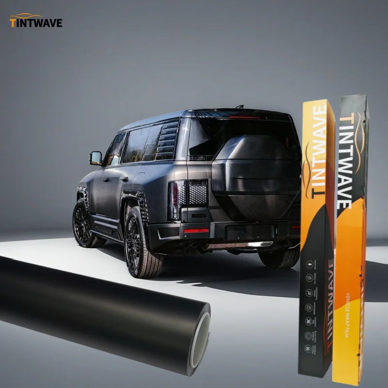 Self-Healing Satin Black Stealth Car Wrap Scratch-Free and UV Proof TPU Privacy Colored PPF Satin Black Stealth Film
Self-Healing Satin Black Stealth Car Wrap Scratch-Free and UV Proof TPU Privacy Colored PPF Satin Black Stealth Film