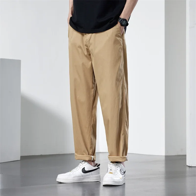 New Casual Pant Men Summer Light Thin Cool Loose Japan Korea Streetwear Fashion Cargo Pants Plus Size Sport Pant Trousers
New Casual Pant Men Summer Light Thin Cool Loose Japan Korea Streetwear Fashion Cargo Pants Plus Size Sport Pant Trousers