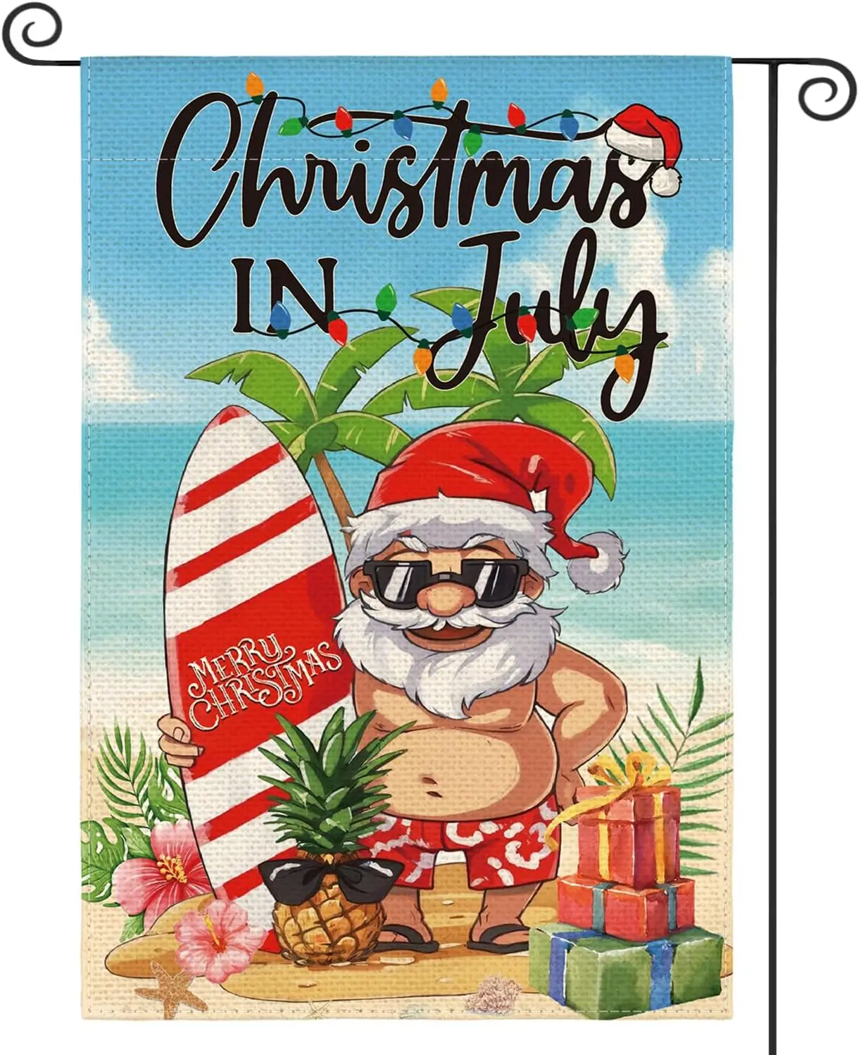 Garden Flag Colorlife Christmas in July Santa Claus Garden Flag 12x18 Inch Double-Sided Polyester Outdoor Yard Banner Summer Holiday Decoration for Lawn Patio Porch Durable Weather-Resistant Reusable Seasonal Garden Flag
Garden Flag Colorlife Christmas in July Santa Claus Garden Flag 12x18 Inch Double-Sided Polyester Outdoor Yard Banner Summer Holiday Decoration for Lawn Patio Porch Durable Weather-Resistant Reusable Seasonal Garden Flag