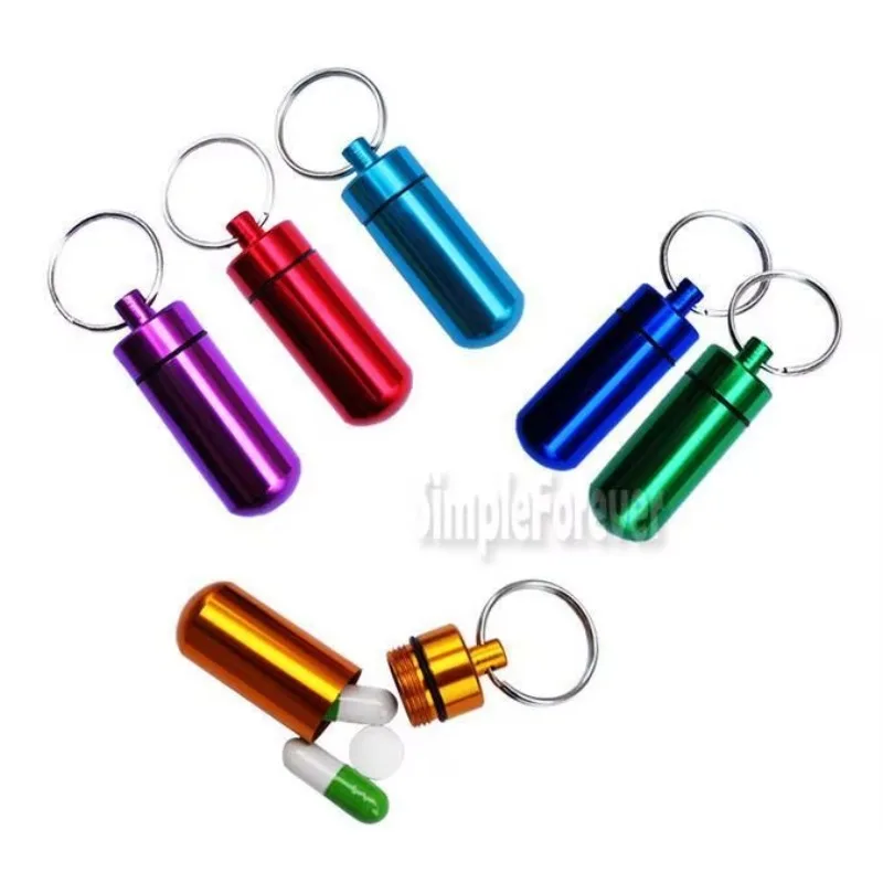 500pcs/lot Aluminum Pill Box Case Bottle Cache Drug Holder Container Keychain Medicine Box Waterproof Health Care
500pcs/lot Aluminum Pill Box Case Bottle Cache Drug Holder Container Keychain Medicine Box Waterproof Health Care