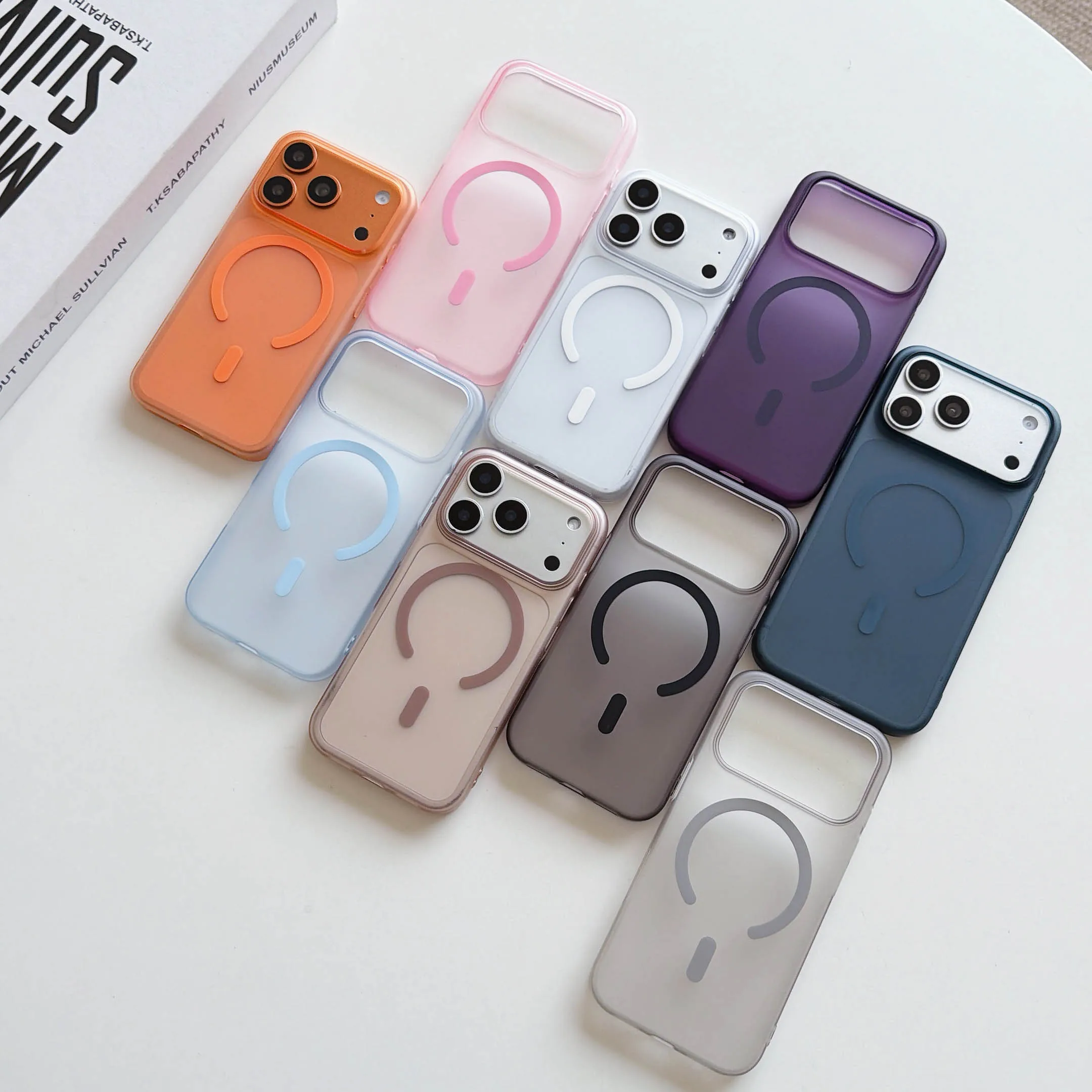 Jelly-colored Matte Magnetic Phone Case IPhone 16 15 14 Plus 13 12 11 17 Pro Max for Magsafe Shockproof Phone Case
Jelly-colored Matte Magnetic Phone Case IPhone 16 15 14 Plus 13 12 11 17 Pro Max for Magsafe Shockproof Phone Case