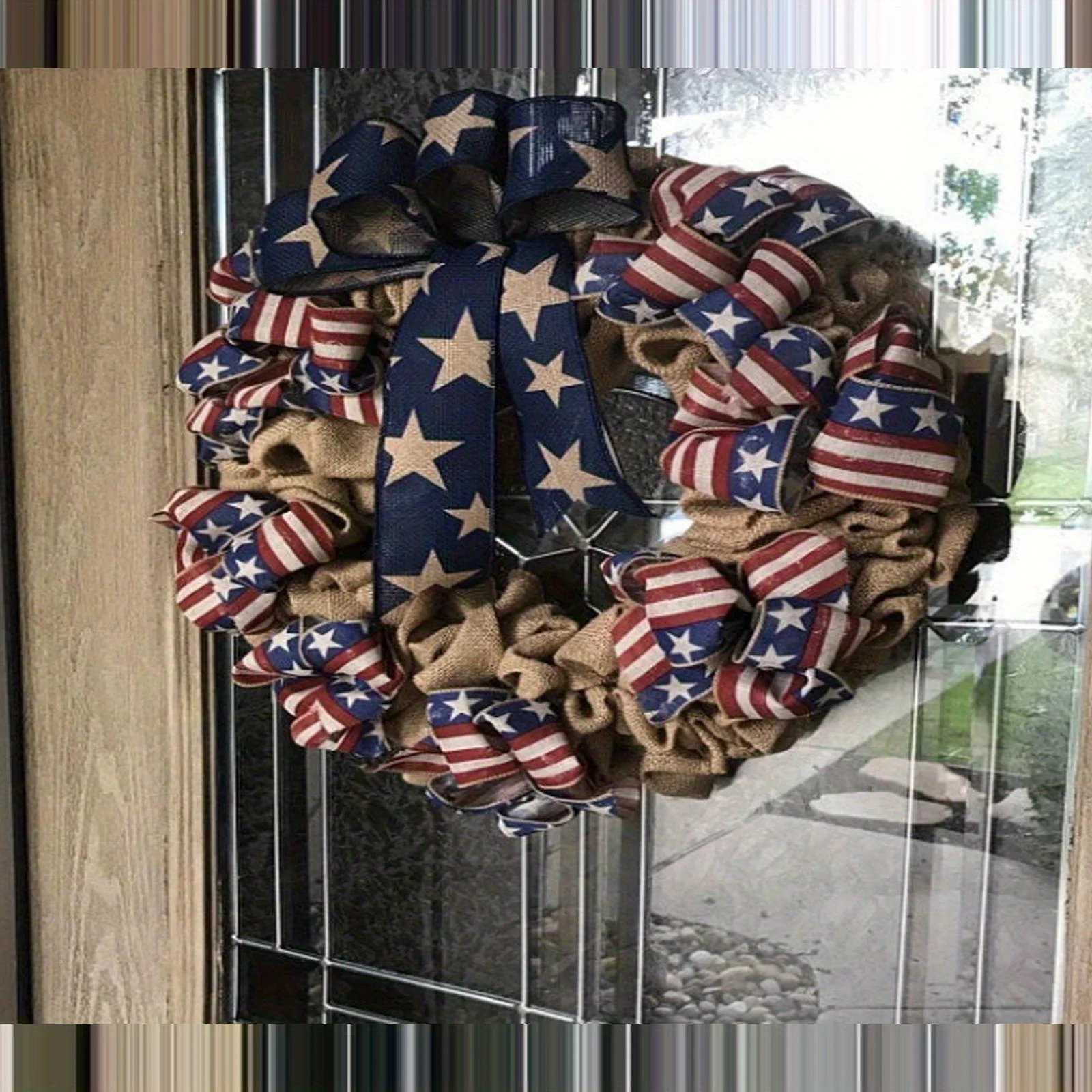 15.7in Patriotic Wreaths, Memorial Day Wreath, 4Th of July Independence Day Wreath - American Flag Wreath for Front Door
15.7in Patriotic Wreaths, Memorial Day Wreath, 4Th of July Independence Day Wreath - American Flag Wreath for Front Door