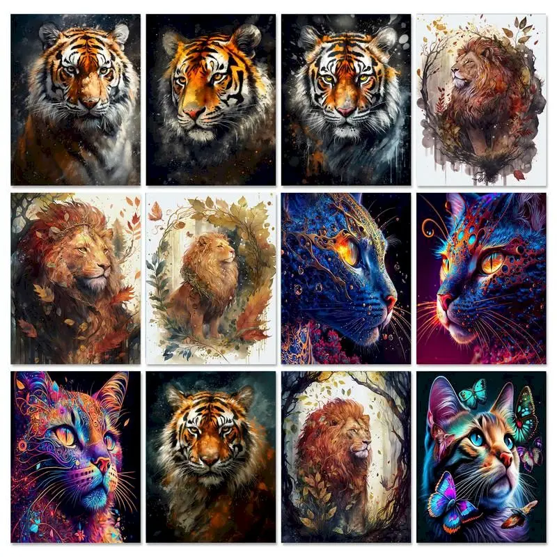 SDOYUNO Animals Painting By Number For Adults Pictures Drawing On Canvas Paint Kits Coloring By Number Home Decoration
SDOYUNO Animals Painting By Number For Adults Pictures Drawing On Canvas Paint Kits Coloring By Number Home Decoration