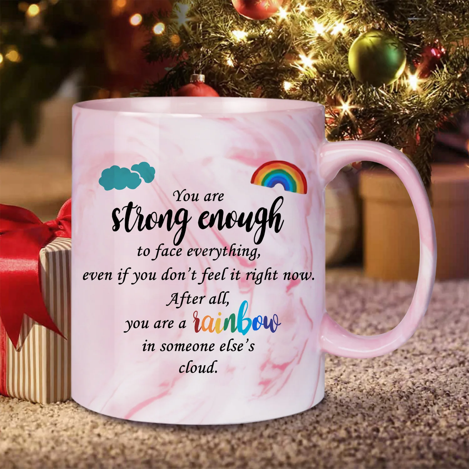 1 шт., кофейные кружки You Are a Rainbow, Вдохновляющие Подарки для женщин и девушек, конфеты на день рождения, 11 унций (розовый мрамор)
1 шт., кофейные кружки You Are a Rainbow, Вдохновляющие Подарки для женщин и девушек, конфеты на день рождения, 11 унций (розовый мрамор)