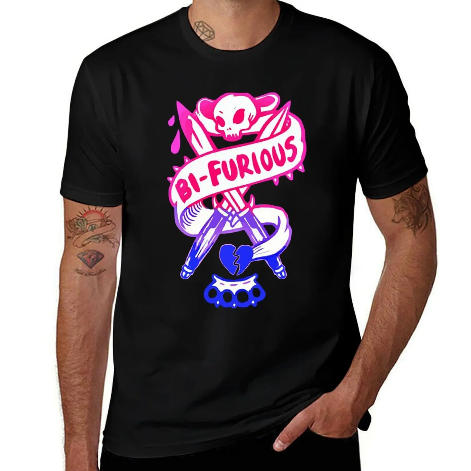 bi furious bisexual 2017 rainbow cute T-Shirt Simple Casual Short Sleeve Cotton T-Shirt
bi furious bisexual 2017 rainbow cute T-Shirt Simple Casual Short Sleeve Cotton T-Shirt