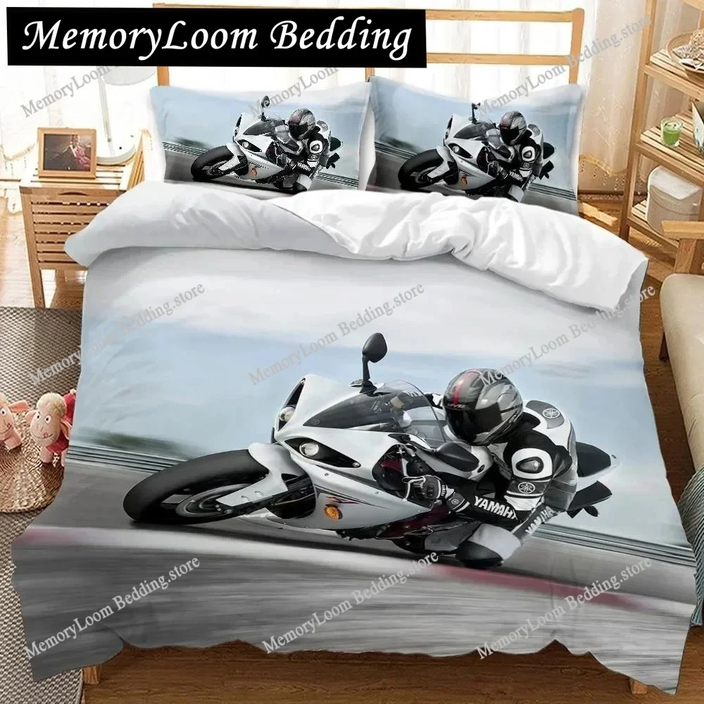 Motorcycle Chic Bedding Set Duvet Cover 3D Fashion Bedding Design King Queen Duvet Cover Double Bed Soft Cozy Set Home Textile
Motorcycle Chic Bedding Set Duvet Cover 3D Fashion Bedding Design King Queen Duvet Cover Double Bed Soft Cozy Set Home Textile