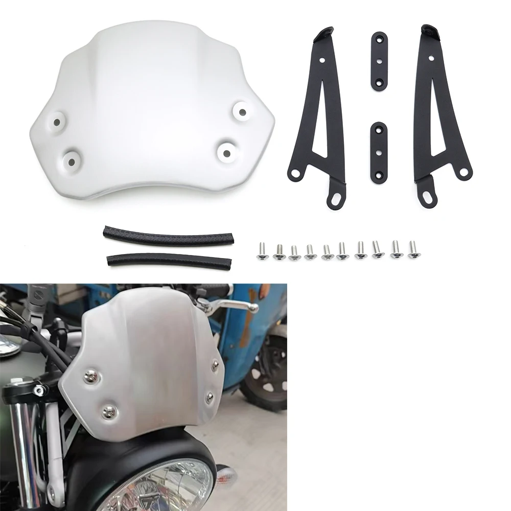 Motorcycle Aluminium Headlight Fairing Wind Windshield Viser for Scrambler 1200 X/XE/XC Scrambler1200 X 1200 xe 2019-2024 2025 
Motorcycle Aluminium Headlight Fairing Wind Windshield Viser for Scrambler 1200 X/XE/XC Scrambler1200 X 1200 xe 2019-2024 2025