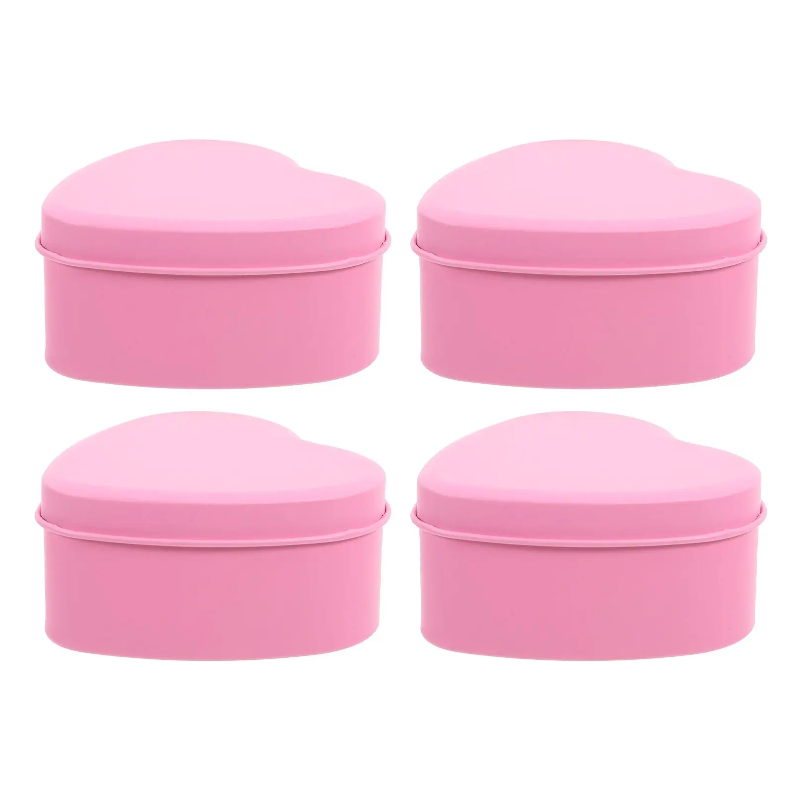 4 Pcs Heart Shape Container with Lid Candy Box Valentine Boxes Packing Shaped Pink Tinplate
4 Pcs Heart Shape Container with Lid Candy Box Valentine Boxes Packing Shaped Pink Tinplate
