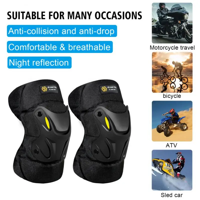Motorcycle Knee Pads and Elbow Pads Riding Outdoor Sport Double Straps Adjustable Comfort Shock Absorption Four Season Universal
Motorcycle Knee Pads and Elbow Pads Riding Outdoor Sport Double Straps Adjustable Comfort Shock Absorption Four Season Universal