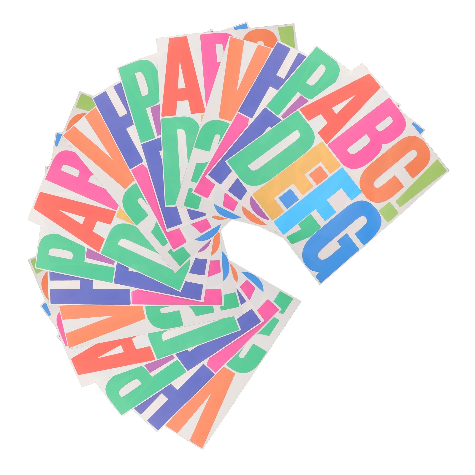 16 Sheets Decor Waterproof Letter Sticker Colorful Alphabet Stickers Letters Self Adhesive for Scrapbooking Wall
16 Sheets Decor Waterproof Letter Sticker Colorful Alphabet Stickers Letters Self Adhesive for Scrapbooking Wall